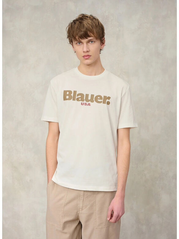 T-SHIRT ERNST, 102 BIANCO NEVE, medium