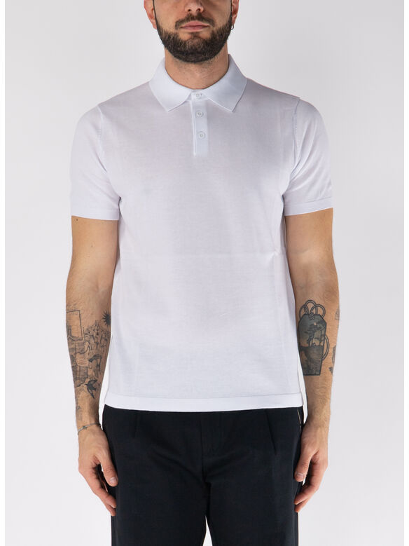 POLO BASIC ESSENTIAL, 01 BIANCO, medium