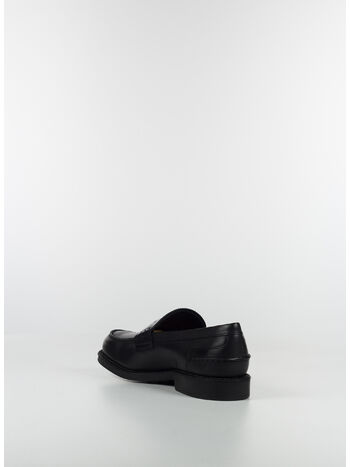 SCARPA MOCASSINO IN PELLE, B999 NERO, small
