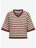 T-SHIRT MAROL STRIPES, B0D BEIGE LT - RED JASPER, thumb