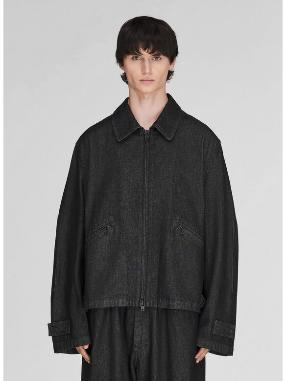 GIUBBOTTO DENIM, BLACK, medium