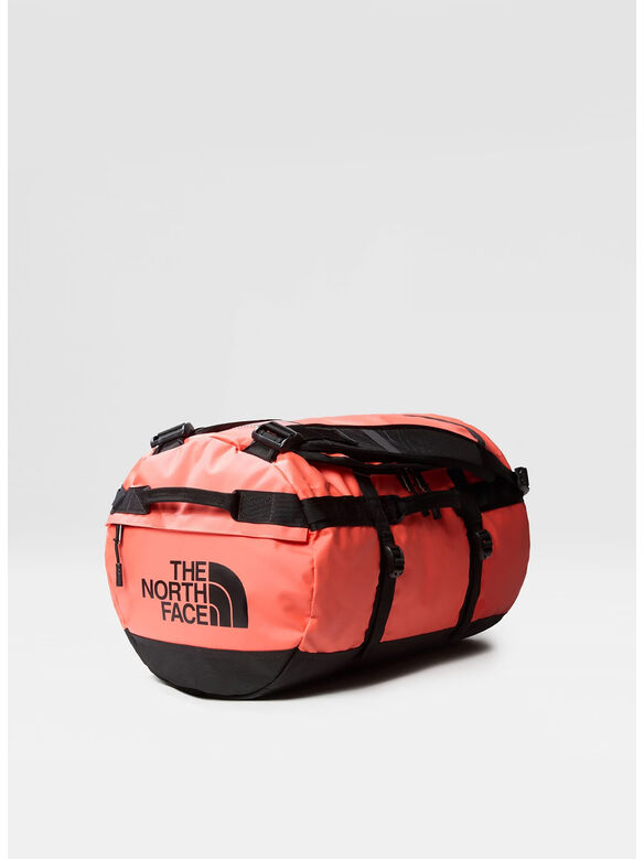 BORSA DUFFEL BASE CAMP - S, ZV11 RETRO ORANGE - TNF BLACK, medium