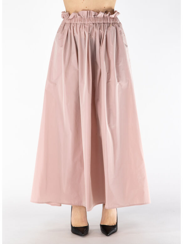 GONNA LUNGA CON VITA ELASTICIZZATA, 4040 ROSA, medium