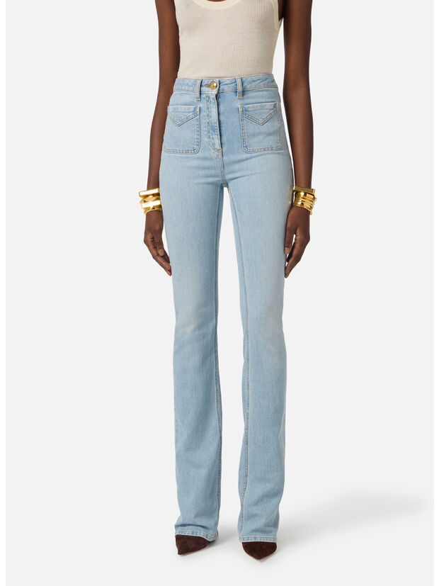 JEANS A ZAMPETTA CON TASCHINI, 192 LIGHT BLUE, large