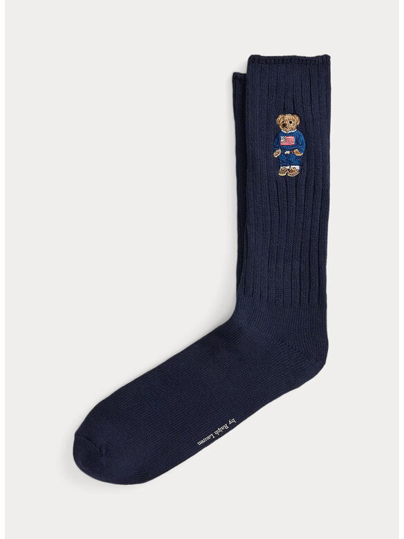 CALZINI POLO, NAVY, medium