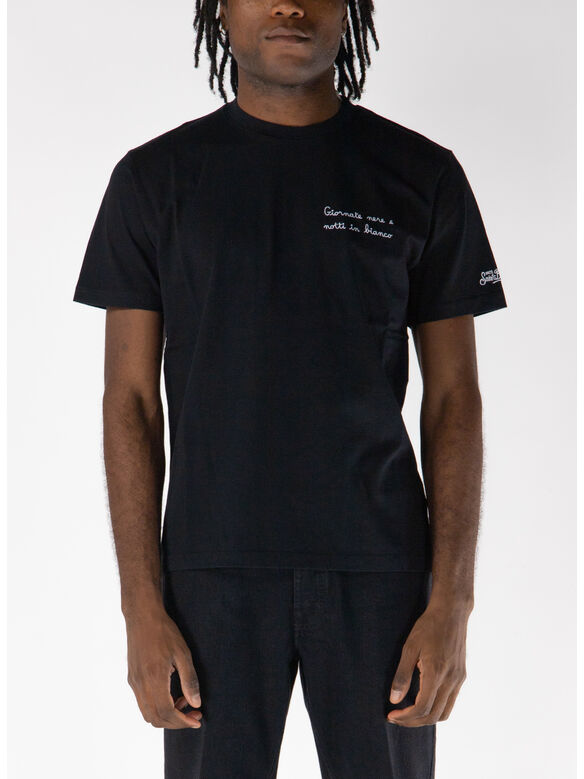 T-SHIRT ARNOTT, 03270I GIORNATE NERE 00 EMB, medium