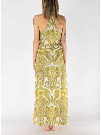 ABITO MIDI COTE D'AZUR STYLE, 020 GIALLO, small