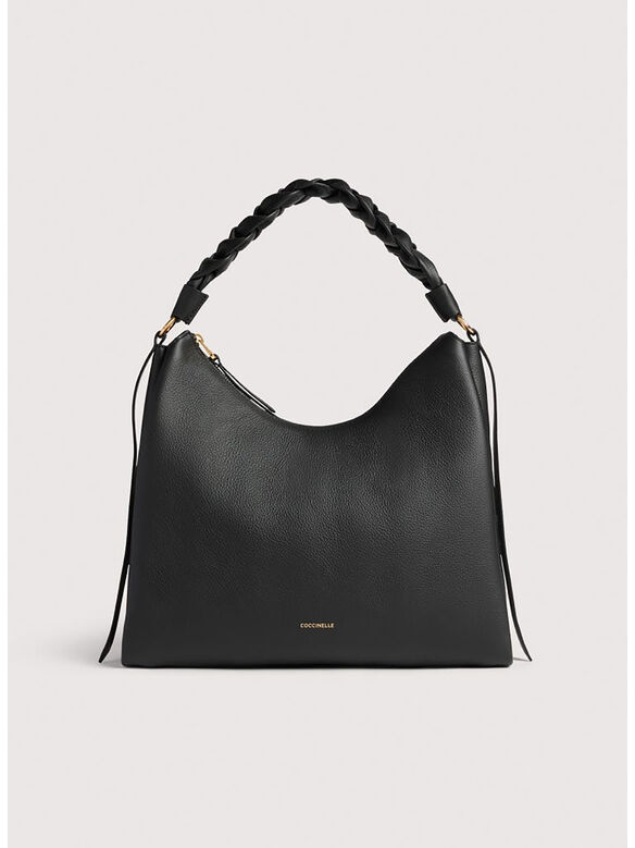 BORSA BOHEME MEDIUM, 613 NOIR/COGNAC, medium