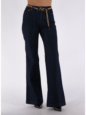 JEANS FLARE CHAIN, 976 INDIGORINSE, small