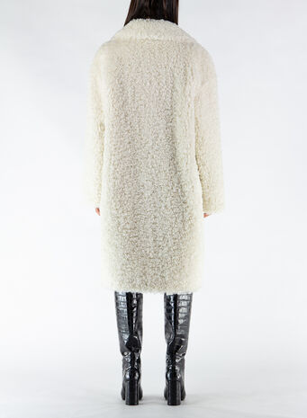 CAPPOTTO CAMILLE COCOON, 96000OFFWHITE, small