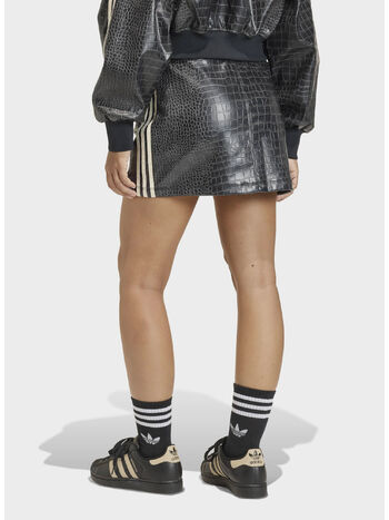 GONNA MINI PLEATHER, BLACK, small