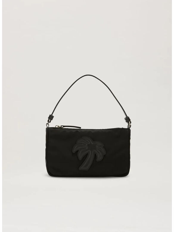 POUCH BIG PALM, 1010 BLACK BLACK, medium