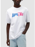 T-SHIRT DUO PRINT LOGO, WHITE, thumb