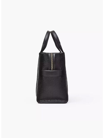 BORSA THE LEATHER MEDIUM TOTE, 001 BLACK, small
