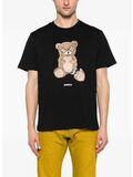 T-SHIRT SHORTSLEEVE LOGO PRINTED UNISEX, 110 BLACK, thumb