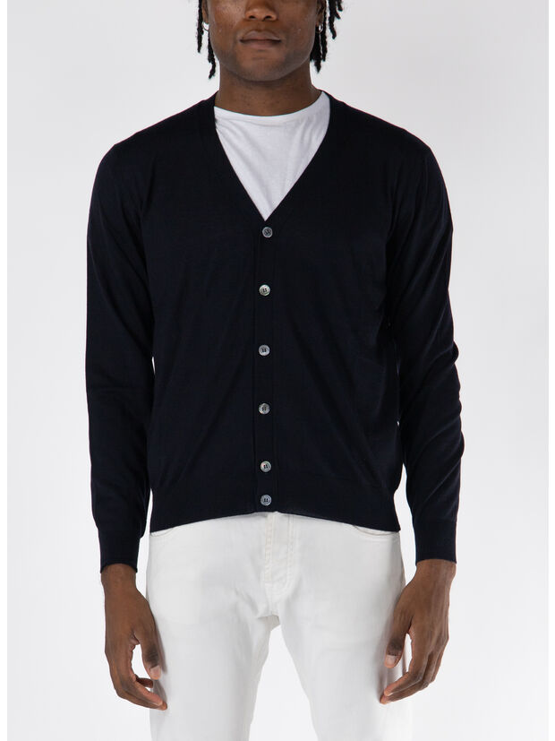 CARDIGAN CON SCOLLO A V, 890, large
