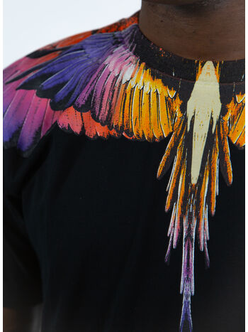 T-SHIRT ICON WINGS REGULAR, 1030 BLACK PINK, small