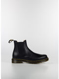 STIVALETTO CHELSEA DI PELLE 2976 CON CUCITURE GIALLE SMOOTH, BLACK, thumb