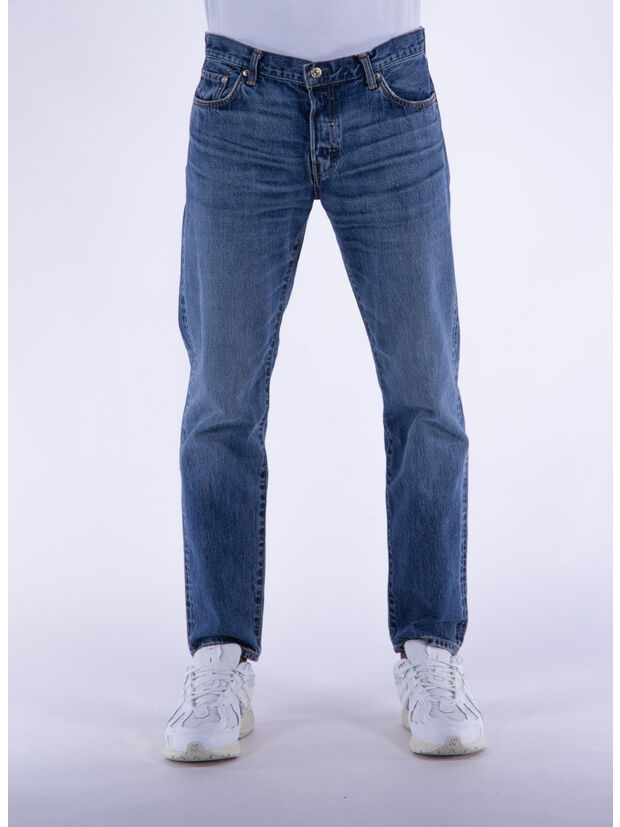 JEANS REGULAR TAPERED, 01.E3 MID DARK WASH, large