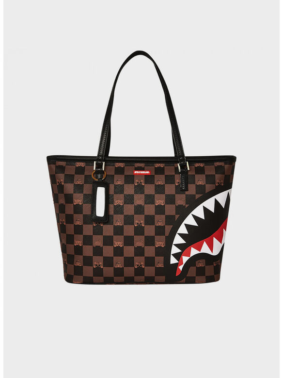 BORSA PEEKING CHARACTER CHECK UNISEX, PEEKING CHARACTER CHECK, medium