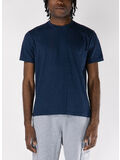 T-SHIRT A MANICA CORTA CON LOGO RICAMATO, 00134H 61 EMB, thumb