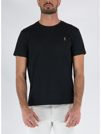 T-SHIRT CON LOGO, POLO BLACK, small