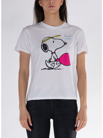 T-SHIRT SNOOPY PADEL LOVER, 05599F, small