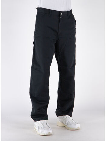 PANTALONE DOUBLE KNEE, 8902 BLACK RINSED, small