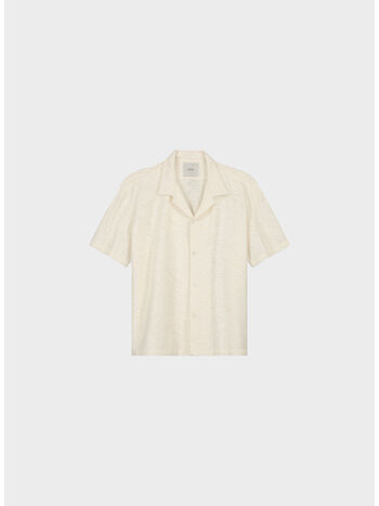 CAMICIA CROCHET, CREAM, small