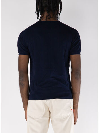 T-SHIRT GIROCOLLO A MANICHE CORTE, , small