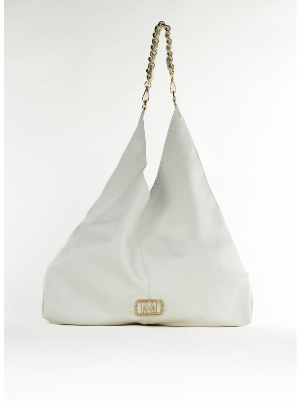BORSA KATHI L D, OFF BLANC/GOLD, large