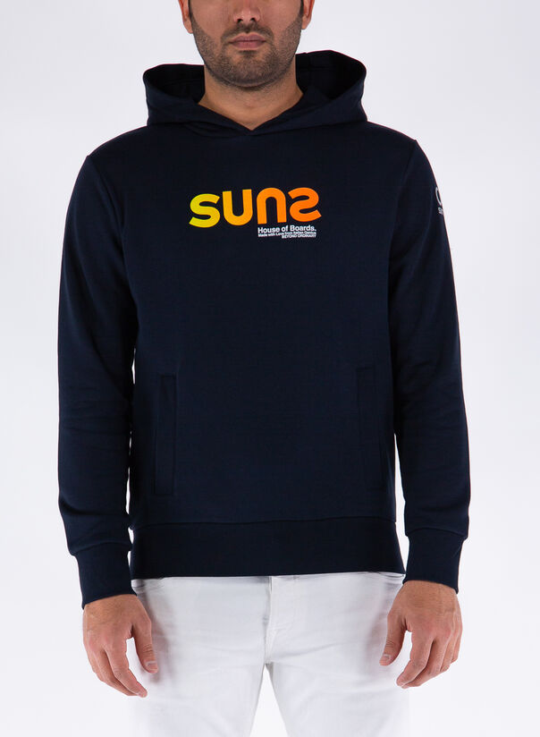 FELPA CLAUDIO BRAND, NAVY, large