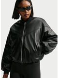 GIACCA BOMBER, 010 BLACK/BLACK, thumb