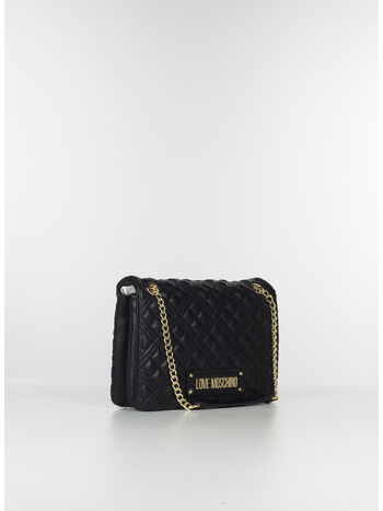 BORSA QUILTED BAG, 000 NERO, small