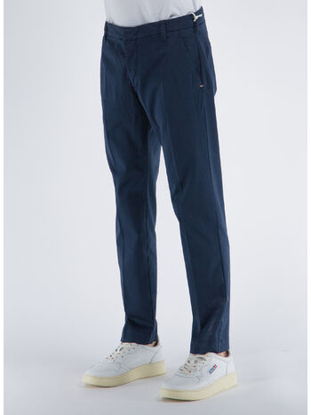 PANTALONE CON TASCHE AMERICANE, 4001 BLU NOTTE, small