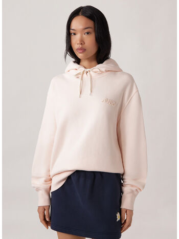 FELPA HOODIE E LOGO RICAMATO, M1HE HEAVY JERS MAKE UP, small