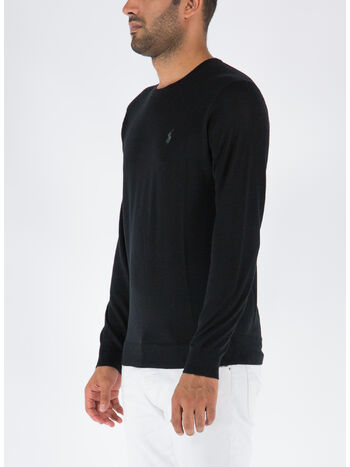 MAGLIONE GIROCOLLO, POLO BLACK, small
