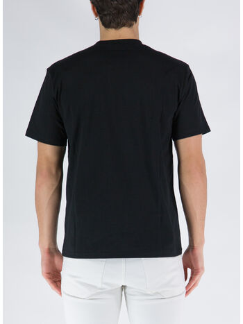T-SHIRT S/S UNIVERSITY SCRIPT, 0D2XX BLACK/WHITE, small