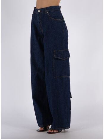 JEANS BETHANY CARGO, L0693 BLUE RINCE, small
