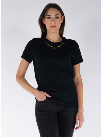 T-SHIRT IN JERSEY CON ACCESSORIO, 110, small