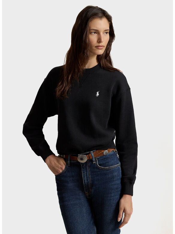 FELPA RICAMATA, POLO BLACK, medium