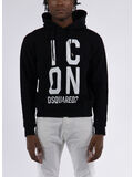 FELPA ICON DSQAURED COOL FIT, 900 BLACK, thumb