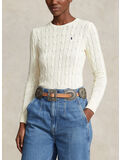 MAGLIONE GIROCOLLO JULIANNA, CREAM, thumb