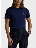 T-SHIRT A MANICA CORTA IN JERSEY DI COTONE, LIGHT NAVY, thumb