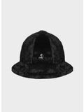 CAPPELLO FAUX FUR CASUAL, BK001 BLACK, thumb
