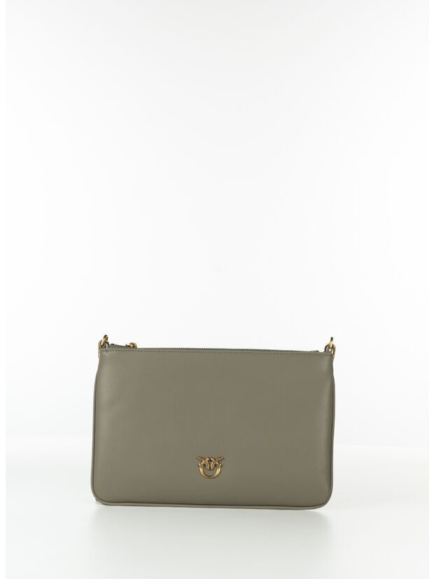 POCHETTE CLASSIC FLAT LOVE SIMPLY, I68Q NOCE/ANTIQUE GOLD, large