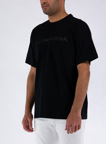 T-SHIRT LOOSE FIT, N900 - NERO, small