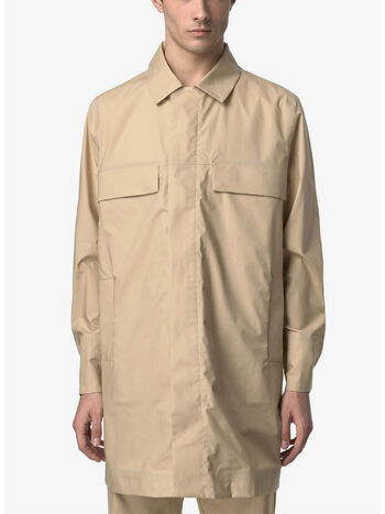 GIACCA POIR 3L POPLIN, AZI BEIGE ROPE - BEIGE LT, small