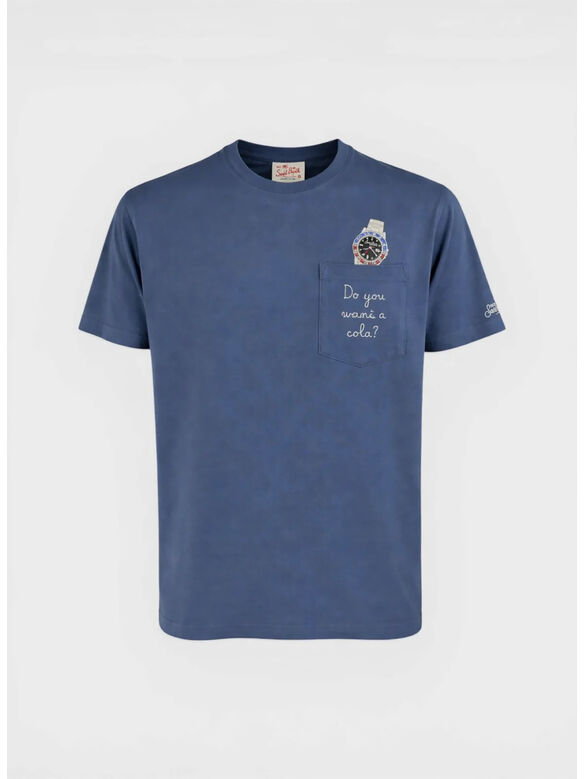 T-SHIRT AUSTIN, 01983L WANT A WATCH 61 EMB, medium