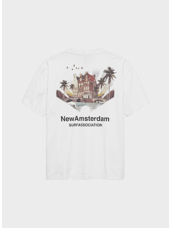 T-SHIRT TROPICAL, WHITE, small